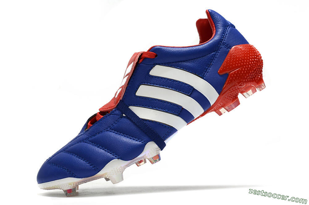 Adidas Predator 20+ Mutator Mania Tormentor FG Low-Tops Soccer Cleats - Blue/White/Red 5