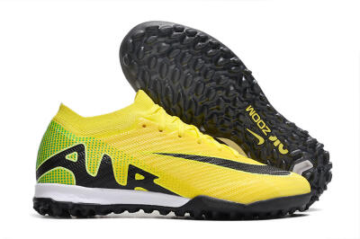 Nike Air Zoom Mercurial Vapor 15 Elite TF Low-Tops Soccer Cleats - Yellow/Black/White