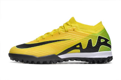 Nike Air Zoom Mercurial Vapor 15 Elite TF Low-Tops Soccer Cleats - Yellow/Black/White