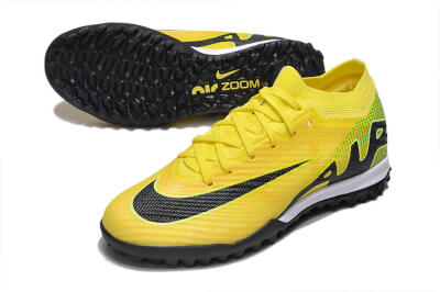 Nike Air Zoom Mercurial Vapor 15 Elite TF Low-Tops Soccer Cleats - Yellow/Black/White
