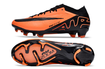 Nike Air Zoom Mercurial Vapor 15 Elite FG Low-Tops Soccer Cleats - Orange/Black
