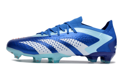 Adidas Predator Accuracy Paul Pogba.1 FG Low-Tops Soccer Cleats - Blue/White/Jade