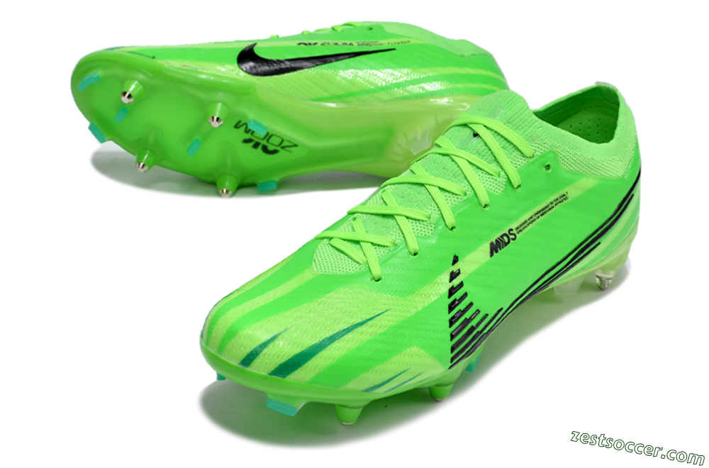 Nike Air Zoom Mercurial Vapor 15 Elite Dream Speed 2024 SG Low-Tops Soccer Cleats - Yellow/Green/Black 3