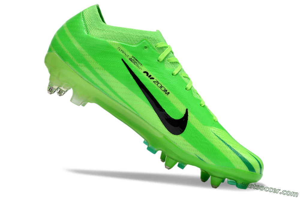 Nike Air Zoom Mercurial Vapor 15 Elite Dream Speed 2024 SG Low-Tops Soccer Cleats - Yellow/Green/Black 4