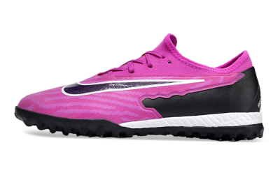 Nike React Phantom GX Pro TF Low-Tops Soccer Shoes - Pink/Purple/Black