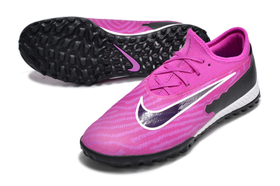 Nike React Phantom GX Pro TF Low-Tops Soccer Shoes - Pink/Purple/Black
