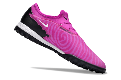 Nike React Phantom GX Pro TF Low-Tops Soccer Shoes - Pink/Purple/Black