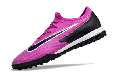 Nike React Phantom GX Pro TF Low-Tops Soccer Shoes - Pink/Purple/Black