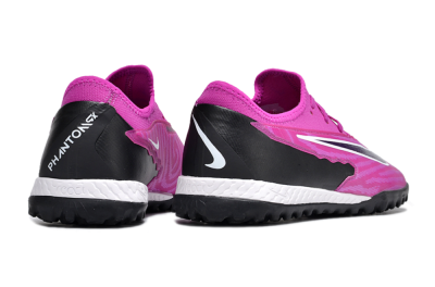 Nike React Phantom GX Pro TF Low-Tops Soccer Shoes - Pink/Purple/Black