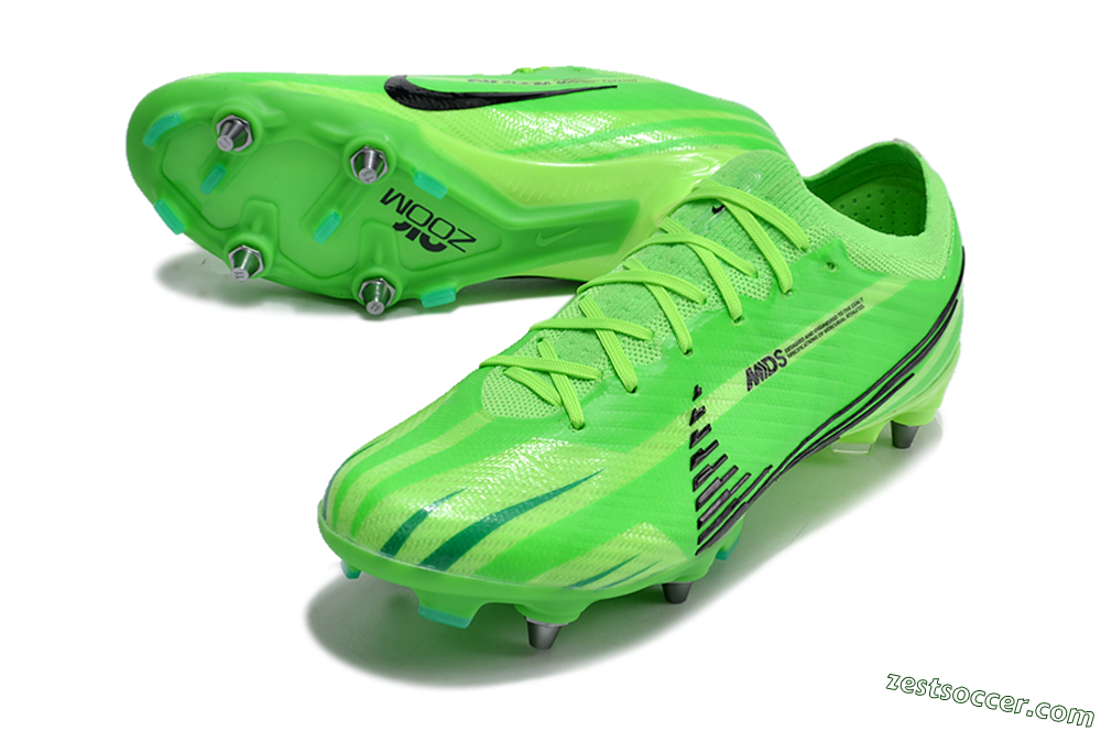 Nike Air Zoom Mercurial Vapor 15 Elite Dream Speed 2024 SG Low-Tops Soccer Cleats - Yellow/Green/Black 3