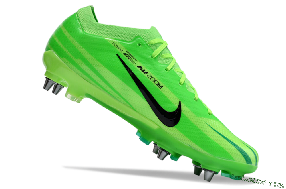 Nike Air Zoom Mercurial Vapor 15 Elite Dream Speed 2024 SG Low-Tops Soccer Cleats - Yellow/Green/Black 4