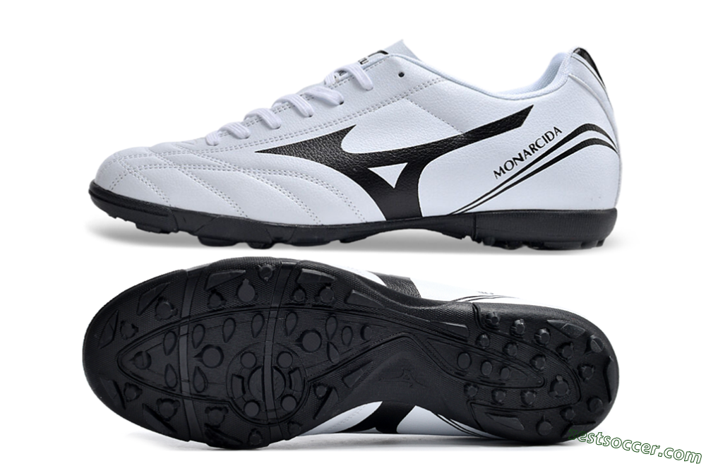 Mizuno Monarcida Neo Ckassic TF Low-Tops Soccer Shoes - White/Black 1