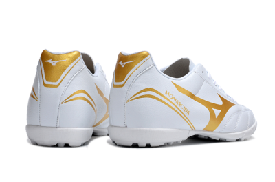 Mizuno Monarcida Neo Ckassic TF Low-Tops Soccer Shoes - White/Gold
