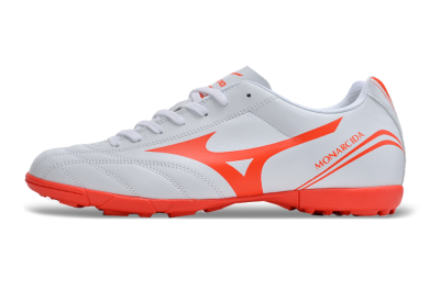 Mizuno Monarcida Neo Ckassic TF Low-Tops Soccer Shoes - White/Red