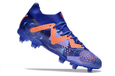 Puma Future Ultimate FG Low-Tops Soccer Cleats - Blue/Orange