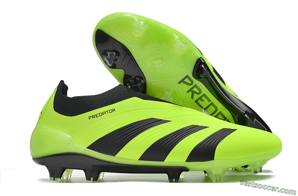 Adidas Predator Accuracy+ FG Low-Tops Soccer Cleats - Yellow/Black 0