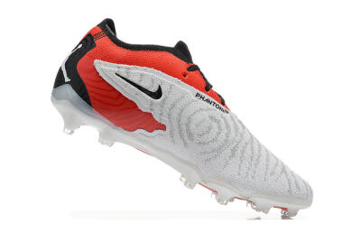 Nike Phantom GX Elite FG Low-Tops Soccer Cleats - White/Red/Black