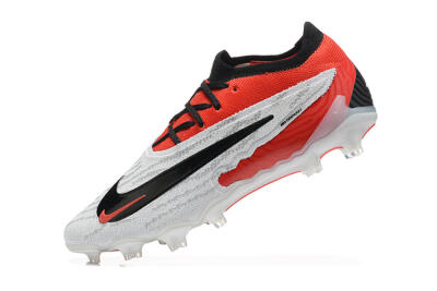 Nike Phantom GX Elite FG Low-Tops Soccer Cleats - White/Red/Black