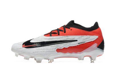 Nike Phantom GX Elite FG Low-Tops Soccer Cleats - White/Red/Black