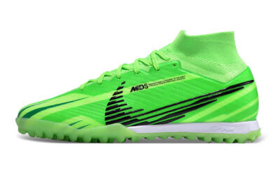 Nike Air Zoom Mercurial Superfly 9 Elite TF High-Tops Soccer Shoes - Green/Black/Whtie