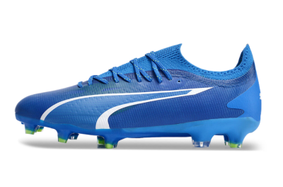 Puma Ultra Ultimate FG Low-Tops Soccer Cleats - Blue/White/Yellow