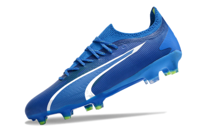 Puma Ultra Ultimate FG Low-Tops Soccer Cleats - Blue/White/Yellow