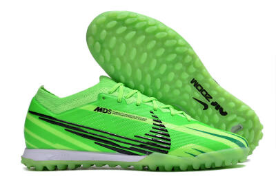 Nike Air Zoom Mercurial Vapor 15 Elite TF Low-Tops Soccer Shoes - Green/Black/Whtie