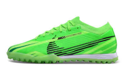 Nike Air Zoom Mercurial Vapor 15 Elite TF Low-Tops Soccer Shoes - Green/Black/Whtie