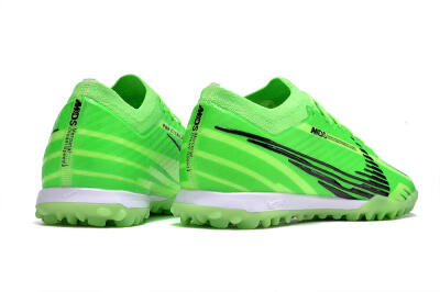 Nike Air Zoom Mercurial Vapor 15 Elite TF Low-Tops Soccer Shoes - Green/Black/Whtie