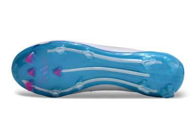 Adidas F50 Adizero FG Low-Tops Soccer Cleats - White/Blue/Pink