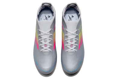 Adidas F50 Adizero FG Low-Tops Soccer Cleats - Silver/Yellow/Pink