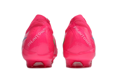 Nike Phantom Luna Elite FG Low-Tops Soccer Cleats - Pink/Yellow/Jade
