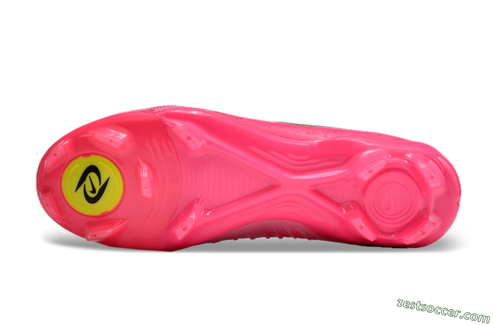 Nike Phantom Luna Elite FG Low-Tops Soccer Cleats - Pink/Yellow/Jade 6