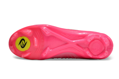 Nike Phantom Luna Elite NU FG High-Tops Soccer Cleats - Pink/Yellow/Jade