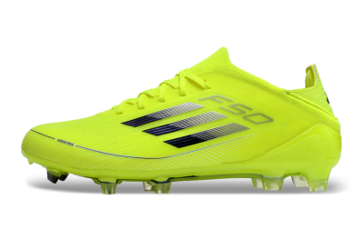 Adidas F50 Adizero FG Low-Tops Soccer Cleats - Yellow/Blue