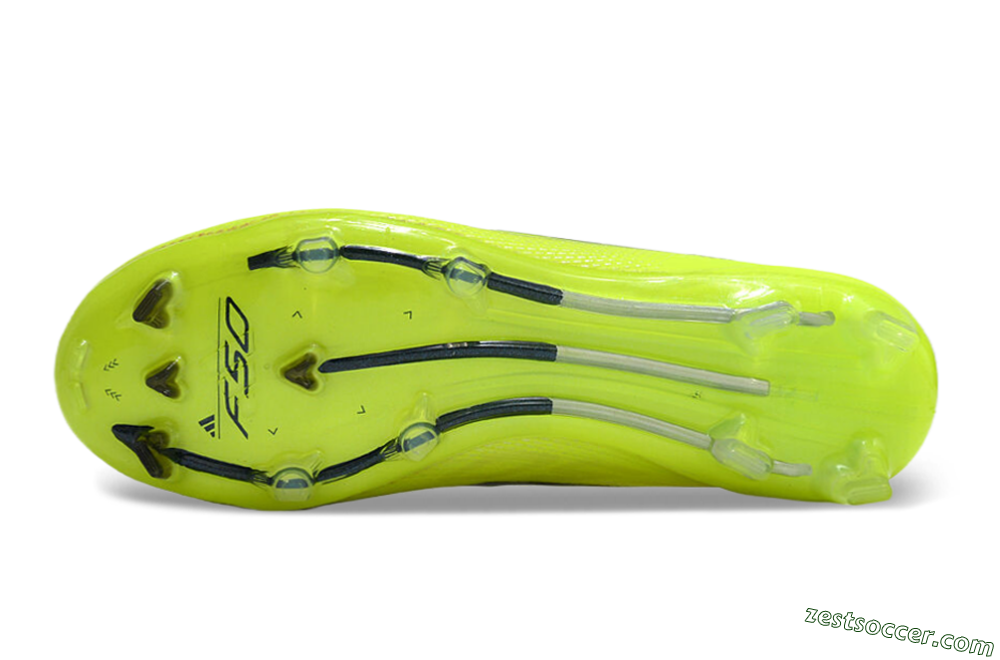 Adidas F50 Adizero FG Low-Tops Soccer Cleats - Yellow/Blue 6