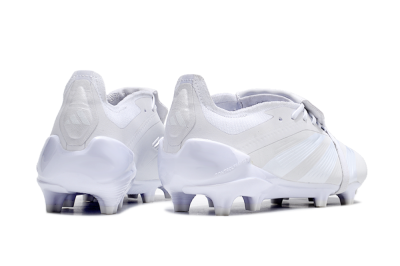 Adidas Predator Elite Foldover Tongue FG Low-Tops Soccer Cleats - White/Beige