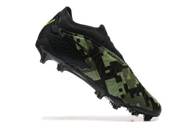 Nike Phantom GX Elite FG Low-Tops Soccer Cleats - Black/Camo/Yellow