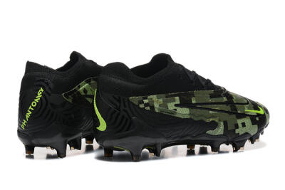 Nike Phantom GX Elite FG Low-Tops Soccer Cleats - Black/Camo/Yellow