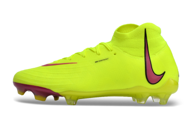 Nike Phantom Luna Elite NU FG High-Tops Soccer Cleats - Yellow/Red/Black