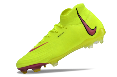 Nike Phantom Luna Elite NU FG High-Tops Soccer Cleats - Yellow/Red/Black