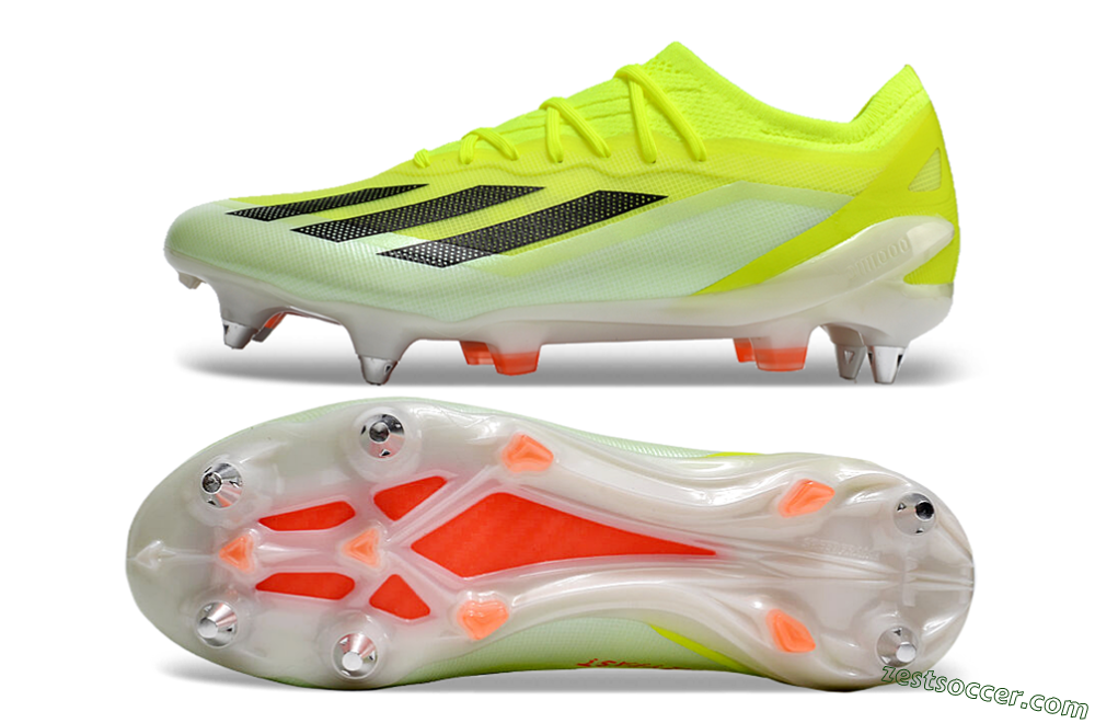 Adidas X Crazyfast.1 SG Low-Tops Soccer Cleats - Yellow/Black/Red 1