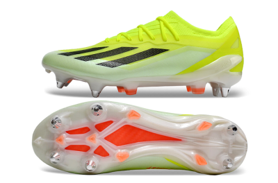 Adidas X Crazyfast.1 SG Low-Tops Soccer Cleats - Yellow/Black/Red