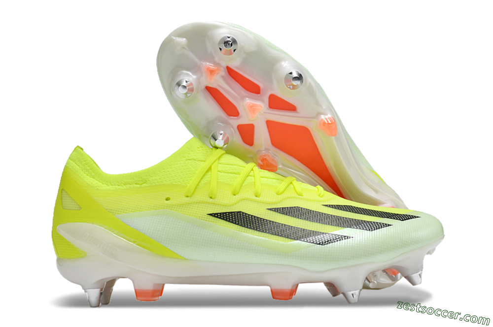Adidas X Crazyfast.1 SG Low-Tops Soccer Cleats - Yellow/Black/Red 0