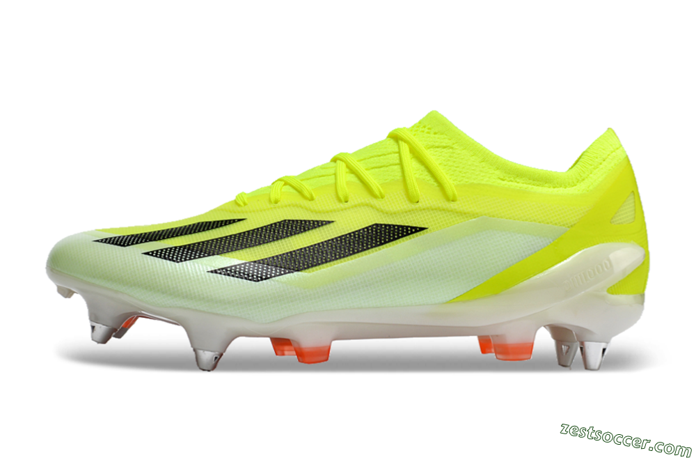 Adidas X Crazyfast.1 SG Low-Tops Soccer Cleats - Yellow/Black/Red 2