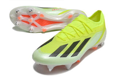Adidas X Crazyfast.1 SG Low-Tops Soccer Cleats - Yellow/Black/Red