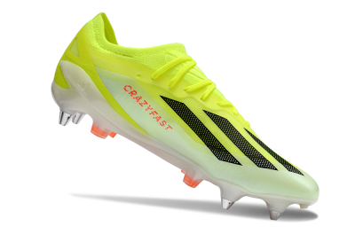 Adidas X Crazyfast.1 SG Low-Tops Soccer Cleats - Yellow/Black/Red