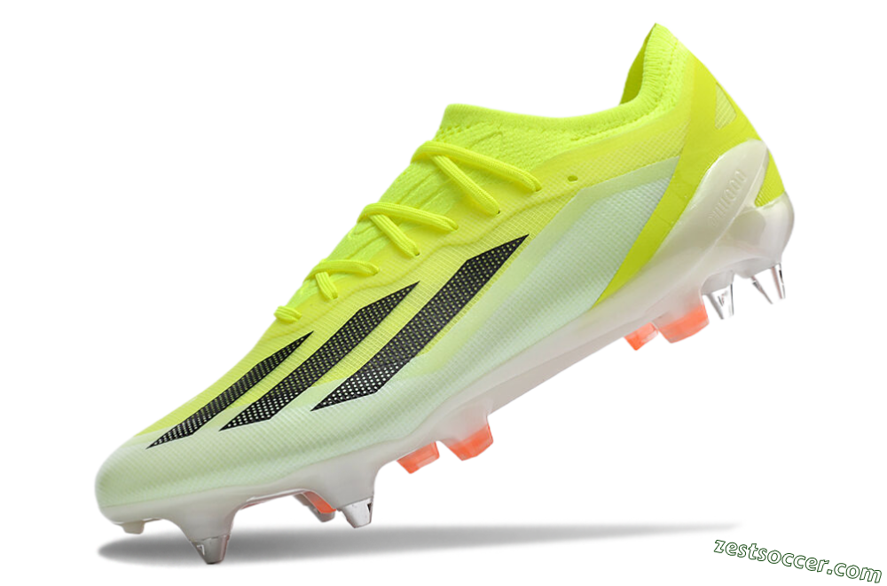 Adidas X Crazyfast.1 SG Low-Tops Soccer Cleats - Yellow/Black/Red 5