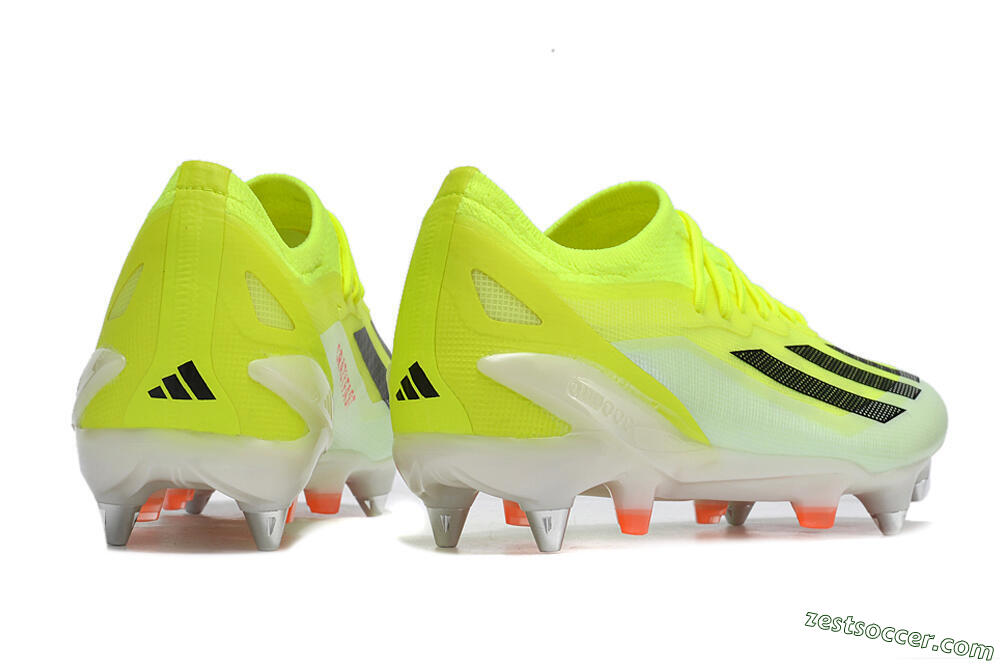 Adidas X Crazyfast.1 SG Low-Tops Soccer Cleats - Yellow/Black/Red 6