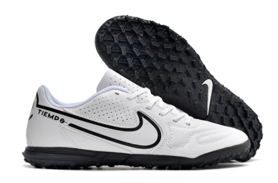 Nike Tiempo Legend 9 Club TF Low-Tops Soccer Shoes - White/Black
